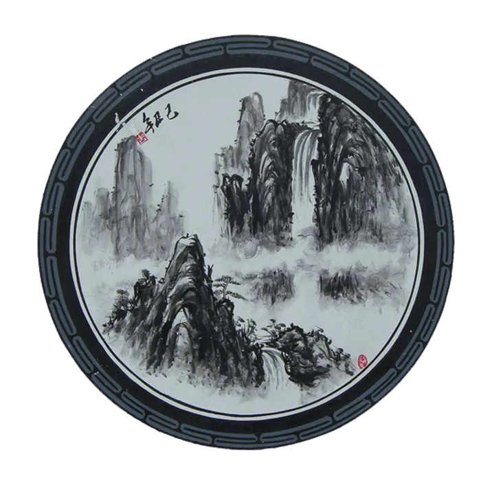 山水画素材中国风水墨画素材元素中国画