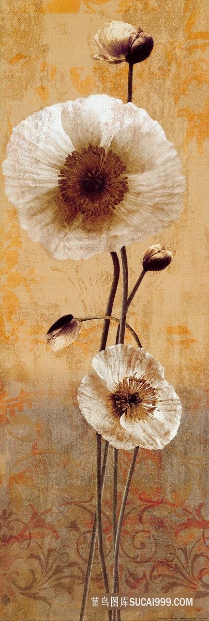 本素材作品名称为唯美复古花束时尚艺术油画,素材编号是2482536