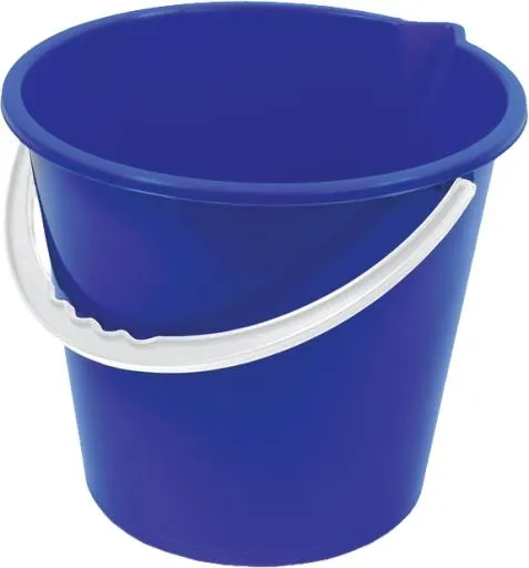 蓝色塑料桶PNG图像免费下载免抠