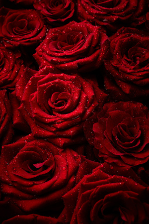 情人节玫瑰背景高清图片