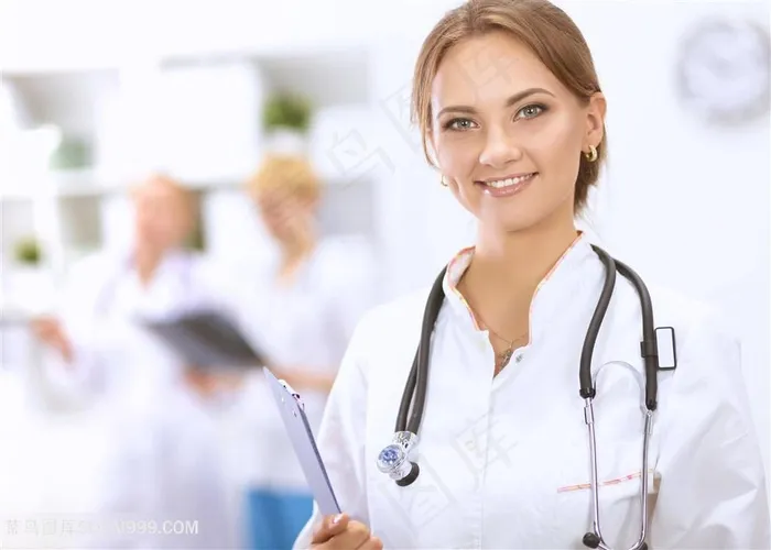 美国微笑职业人物医生护士美女图片
