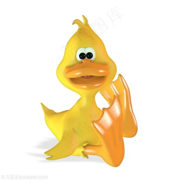 卡通3d小鸭子高清图片