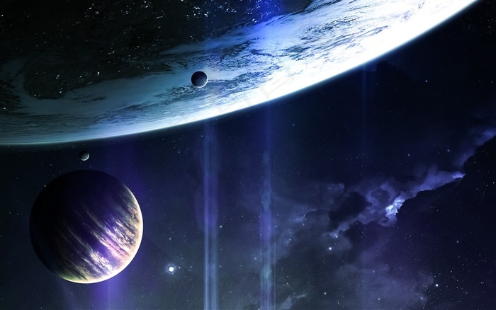 壮观的宇宙行星星球高清图片
