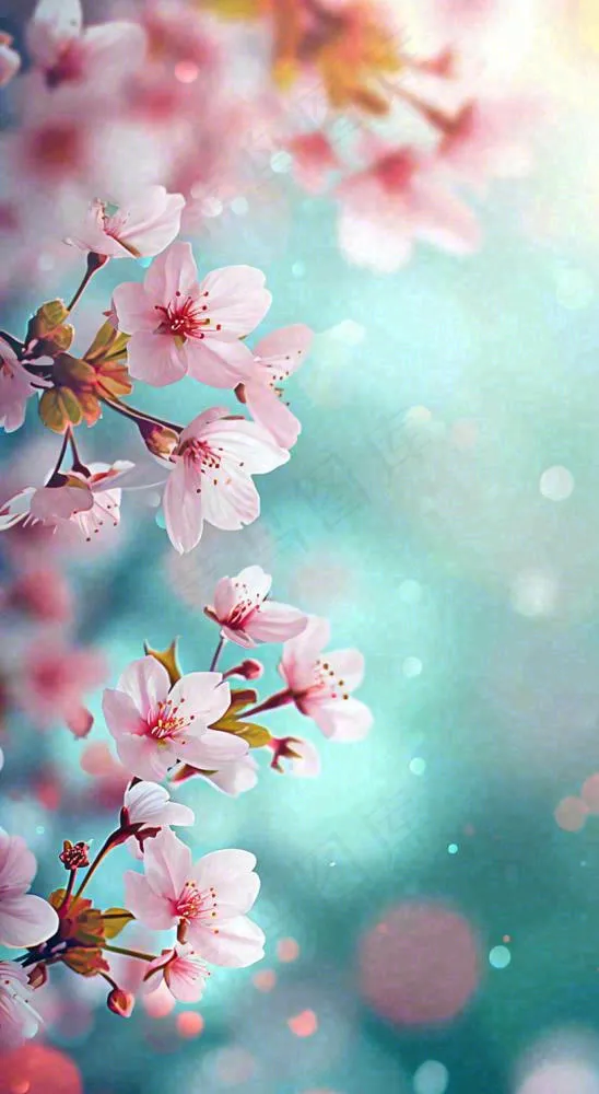 春天唯美清新白色鲜花樱花，文艺新鲜浪漫情人节摄影图