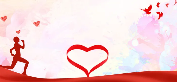 红色公益爱心慈善活动宣传海报展板背景图片psd分层设计素材模板psd