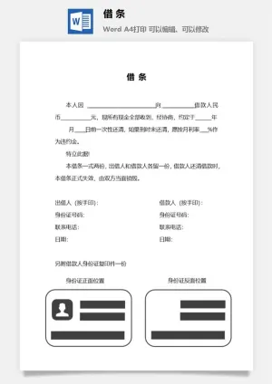 借条1预览图