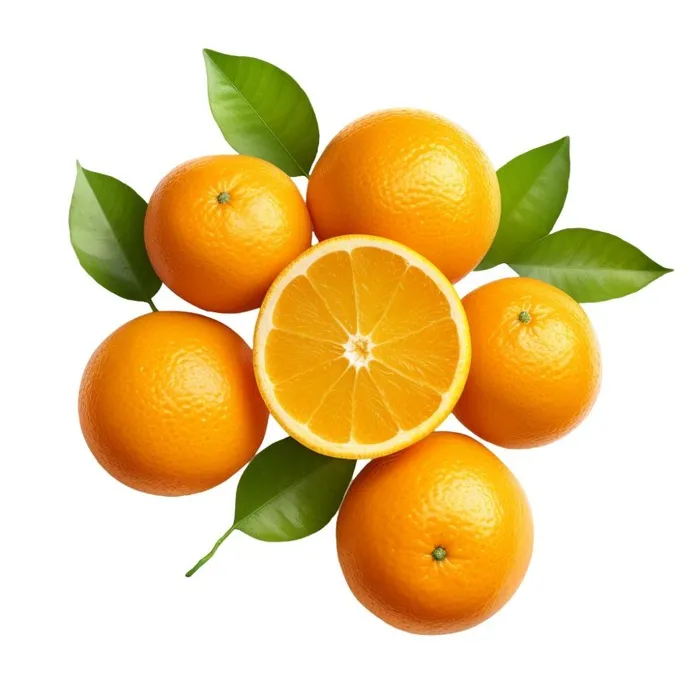 新鲜水果橙子高清免抠图