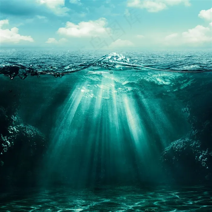 海洋系列 - 美丽神秘的海面底下