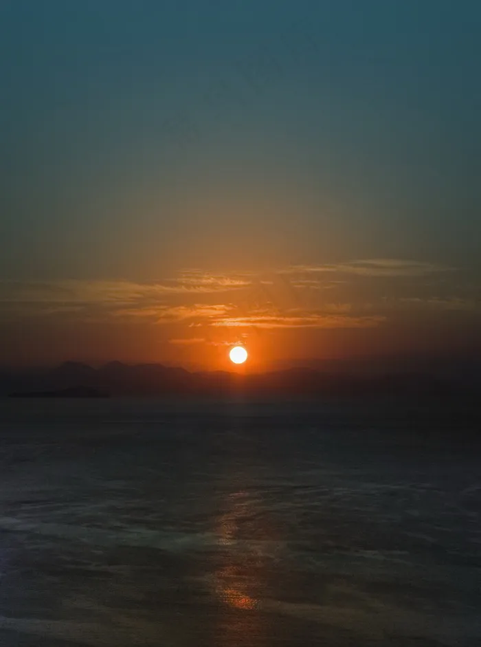 日落风景手机背景图片