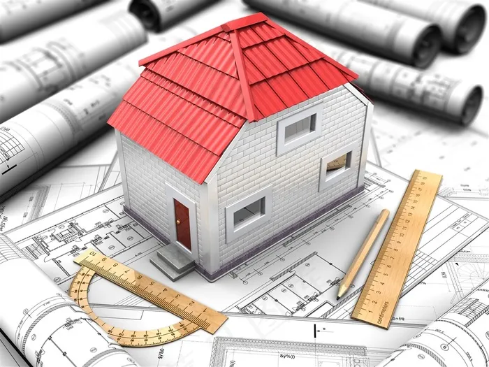 设计图纸及房子模型素材高清图片
