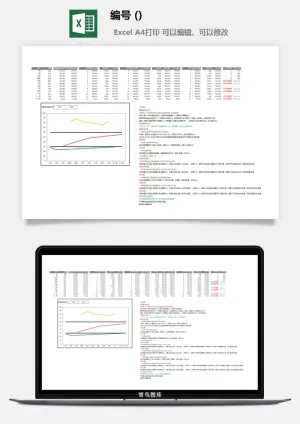 LMTK可视化图表模板Excel素材公司企业办公表格数据分析智能图表预览图