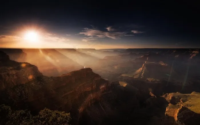 震撼的美国大峡谷高清摄影图片