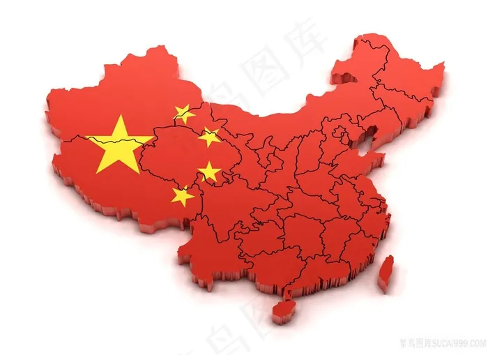 中国地图区域分布图