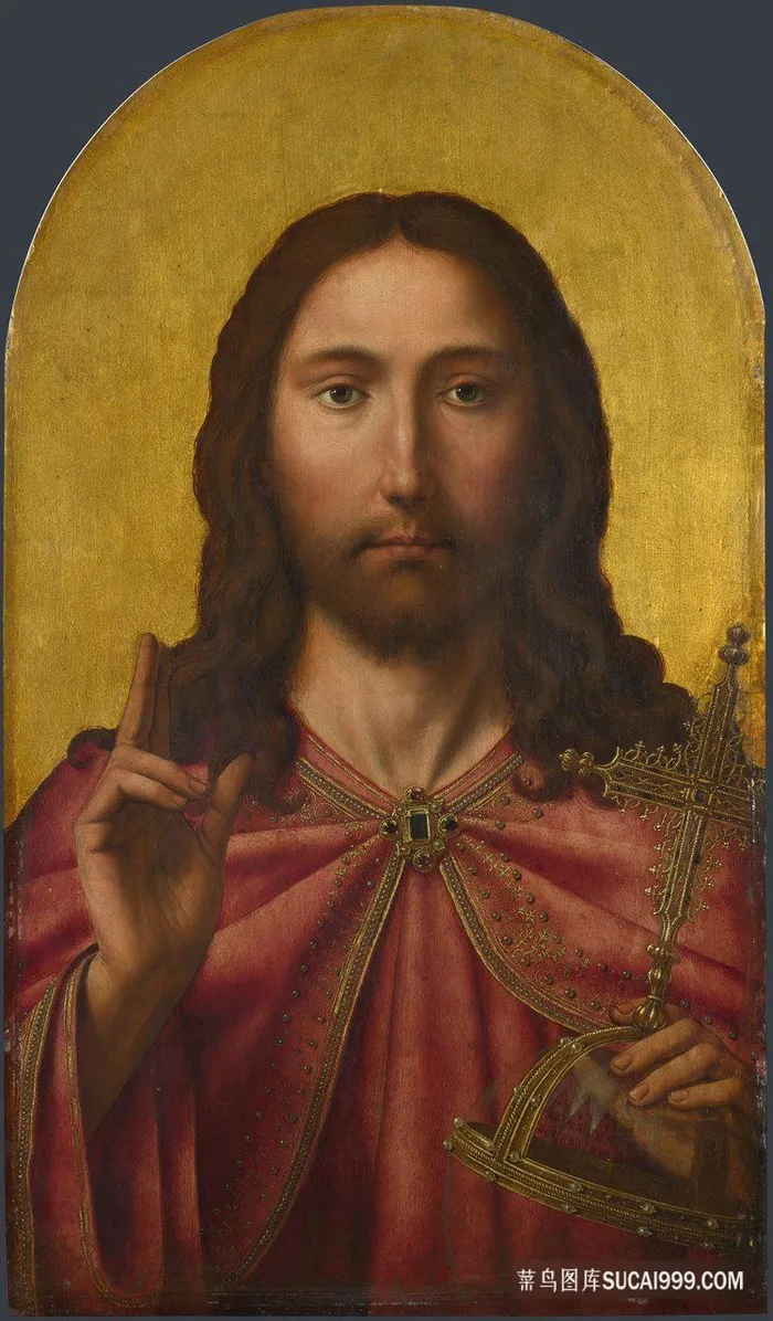 耶稣肖像油画