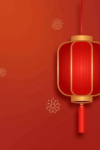 2024年元旦启新篇喜庆红节日海报背景