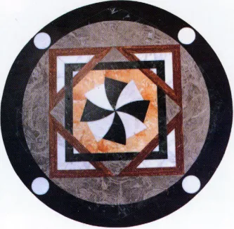 地面拼花瓷砖装饰拼花图案