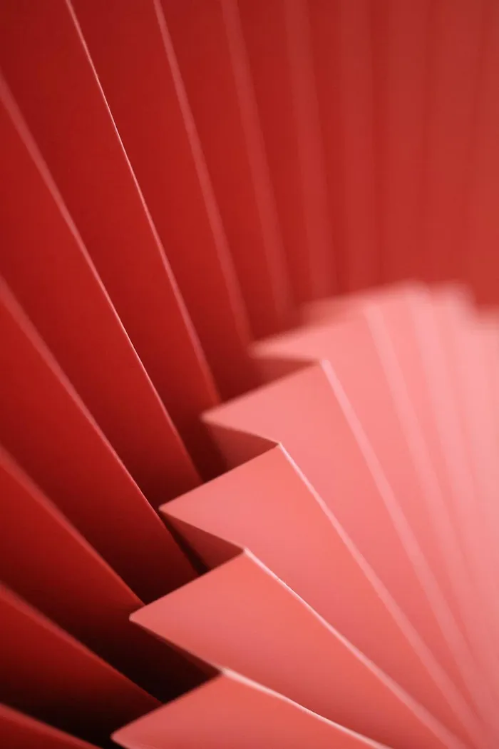 扇子 传统 红色的 中国式 折纸 背景 亚洲 东方