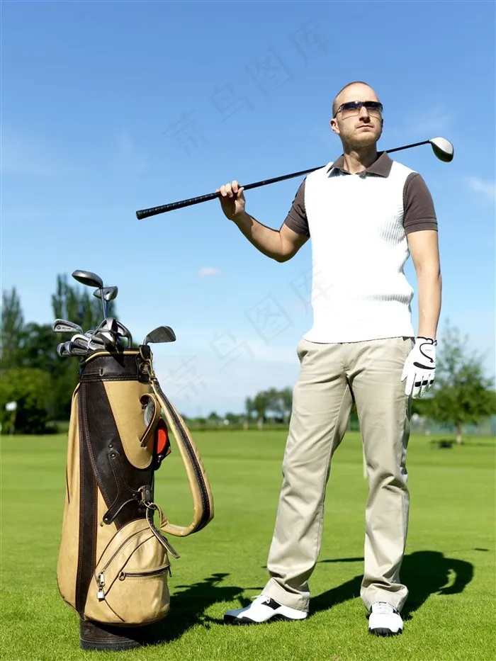 体育运动高尔夫运动高清素材图