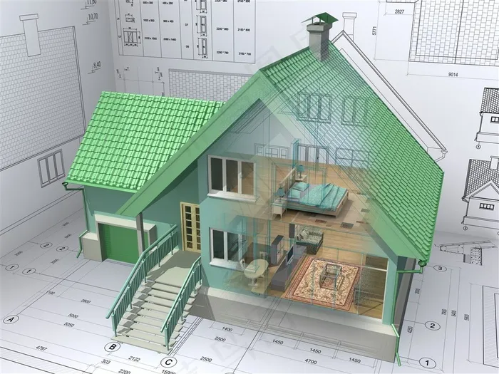 精美3D房子模型设计图