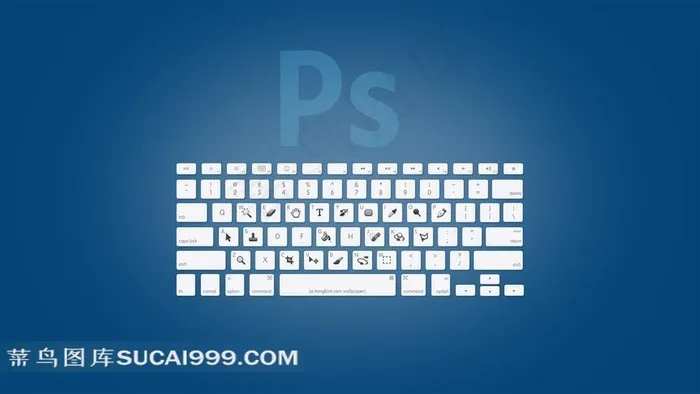 创意的白色键盘图标图片素材