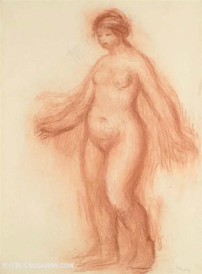裸体女性艺术装饰画