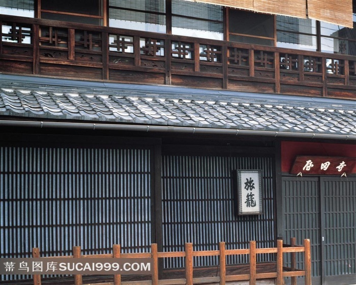 日本木建筑局部