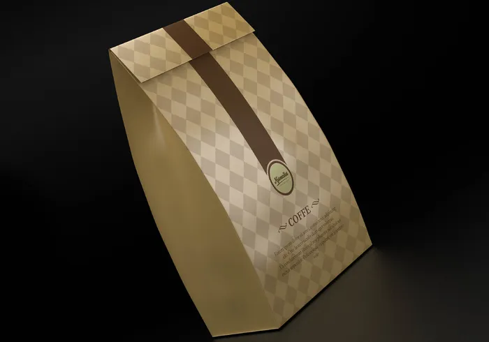 袋子样机 质感立挺硬质 牛皮纸袋 礼品袋 纸质食品打包袋 包装袋