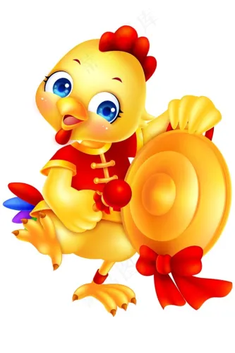 春节十二生肖之鸡 - 菜鸟图库