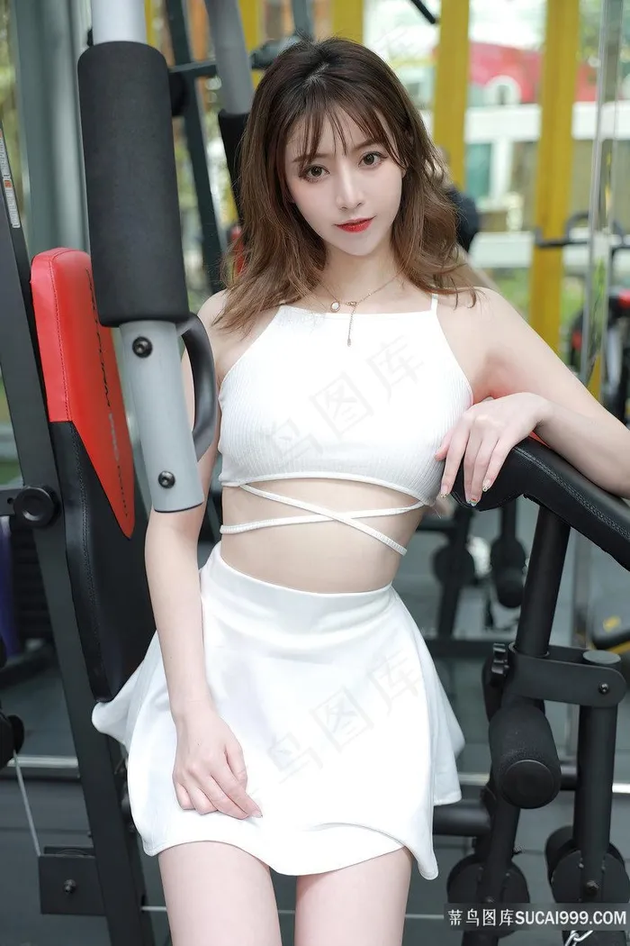 中国甜美美女主播优优健身美女131写真图片