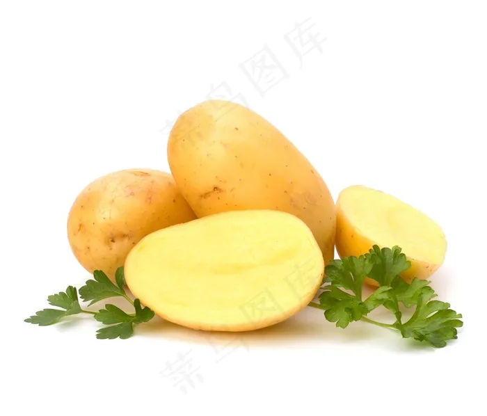 干净切开的土豆和蔬菜高清图片蔬菜图片