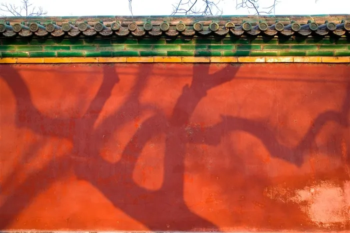 故宫红墙绿瓦建筑素材图片
