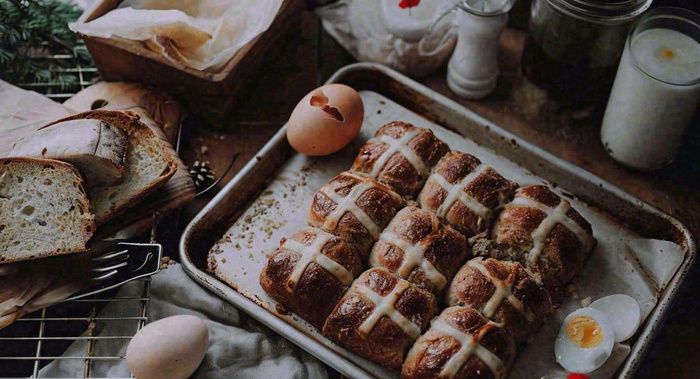 面包全麦烘焙蛋糕，美食鸡蛋粗粮甜品摄影图