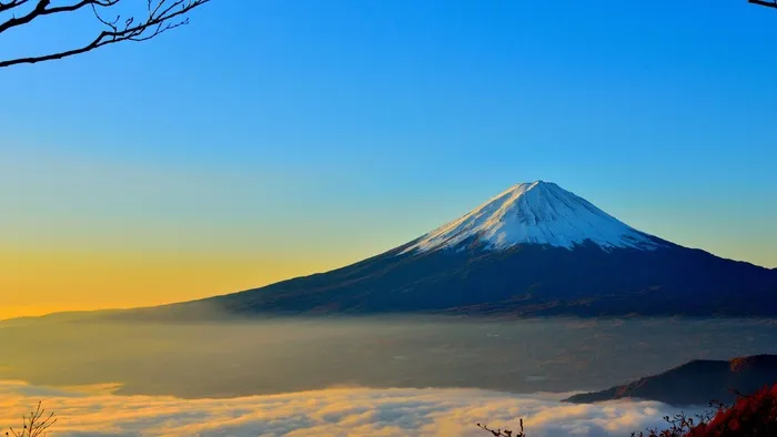 高清日本富士山风景