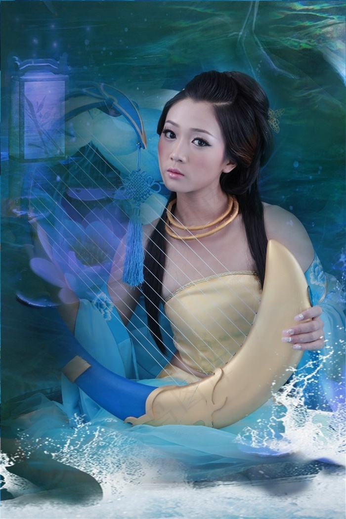 清新浪漫的古装美女图片