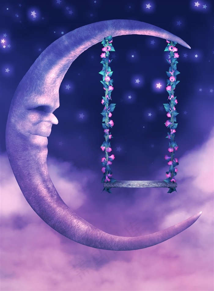 梦幻月亮图片