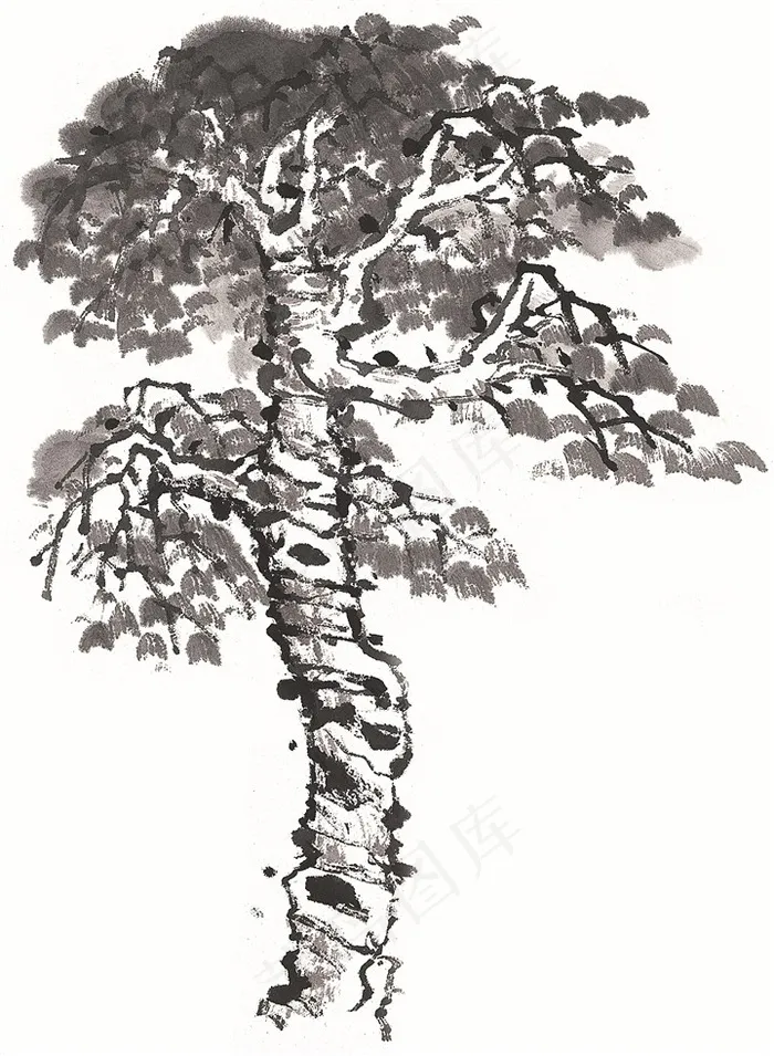 树美图素材国画