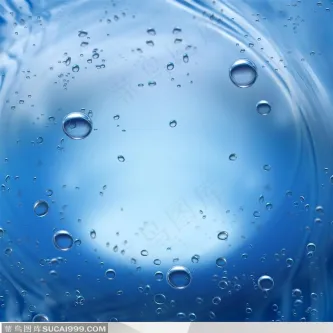 深蓝水泡水,透明,海底高清图片