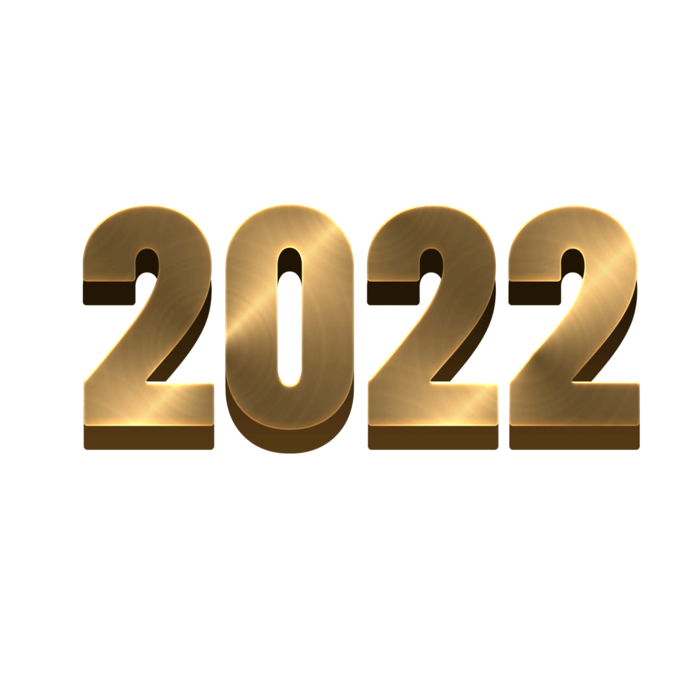 2022新年艺术创意字体虎年3d立体标题数字文字png免抠字素材