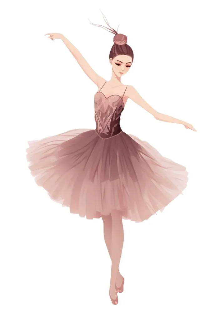 芭蕾舞蹈女孩元素
