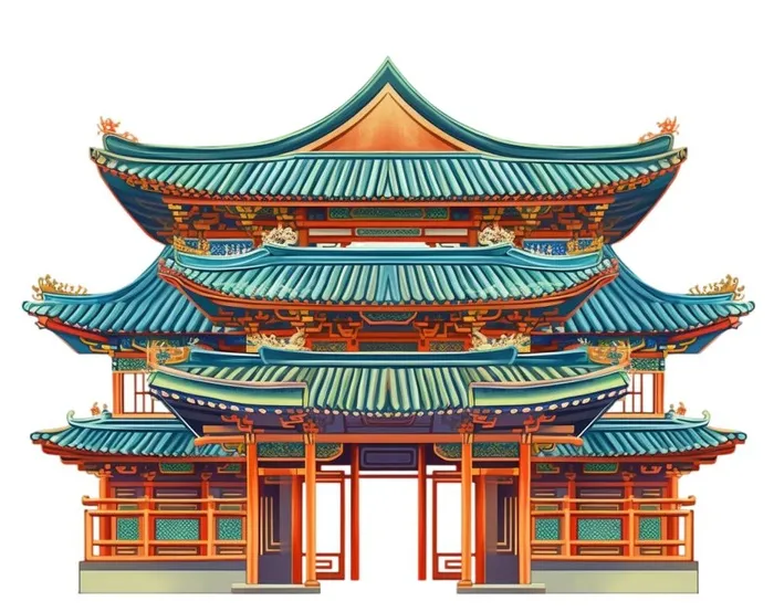国风建筑中国元素