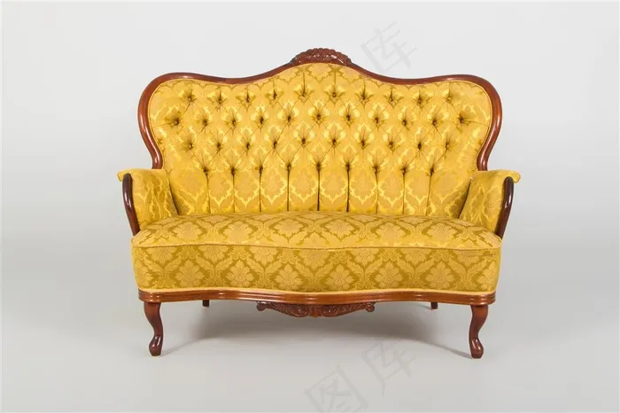 金色欧式沙发素材