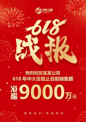 喜报战报海报贺喜光荣榜金榜题名预览图