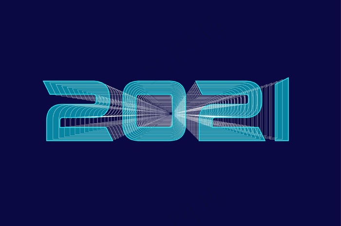 数字2021的图片