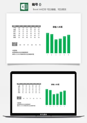 LMTK可视化图表模板Excel素材公司企业办公表格数据分析智能图表预览图