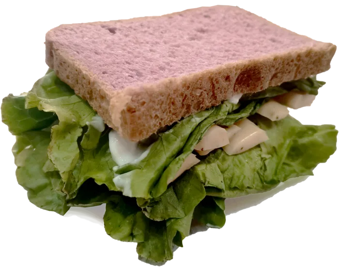 面包蔬菜制作过程紫薯三明治免抠元素实物摄影素材
