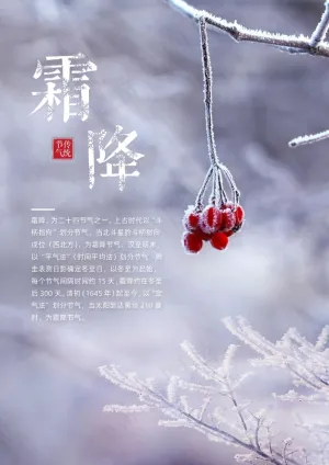 霜降二十四节气预览图