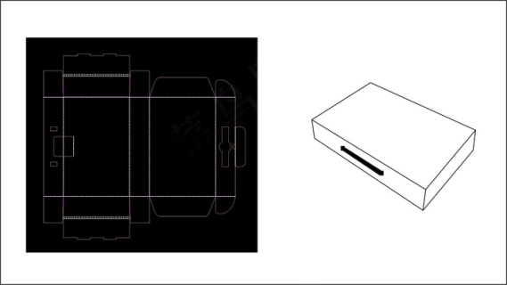 天地盖盒子设计模板图片cdr矢量模版下载