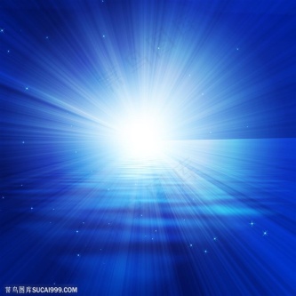 蓝色光晕图片