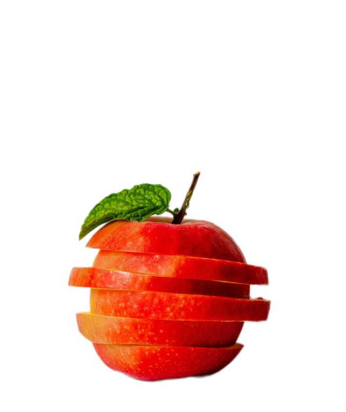 苹果创意切片png免抠高清素材