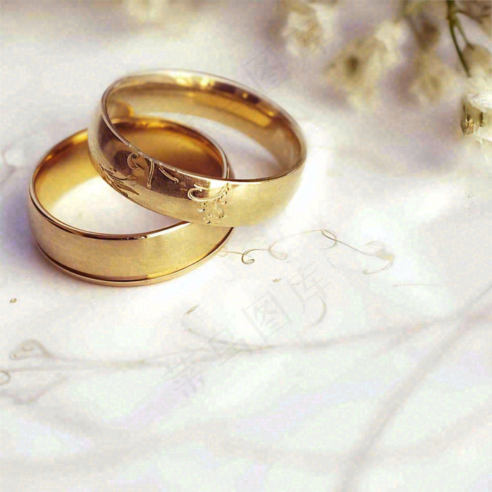 爱情婚礼婚姻戒指珠宝配饰，浪漫情人节摄影图